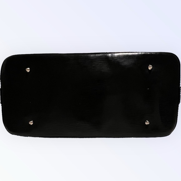 Isabella Fiore leather structured top handle black tote EUC - Picture 2 of 7